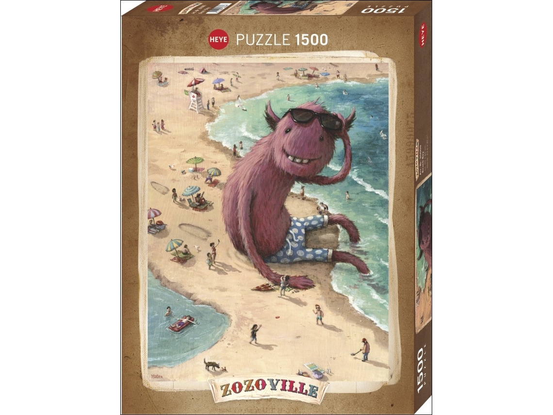 Puzzle 1500 peças Zozoville Beach Boy (Idade minima recomendada: 9 anos)