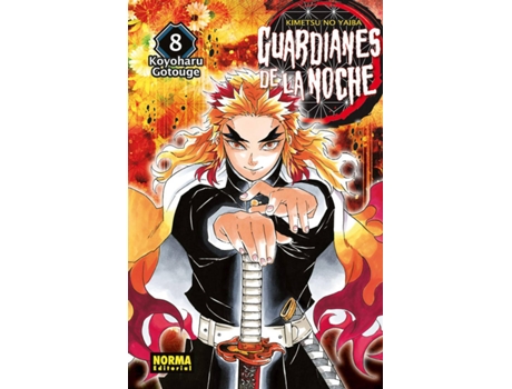 Livro Guardianes De La Noche 8 de Kayohary Gotouge (Espanhol)