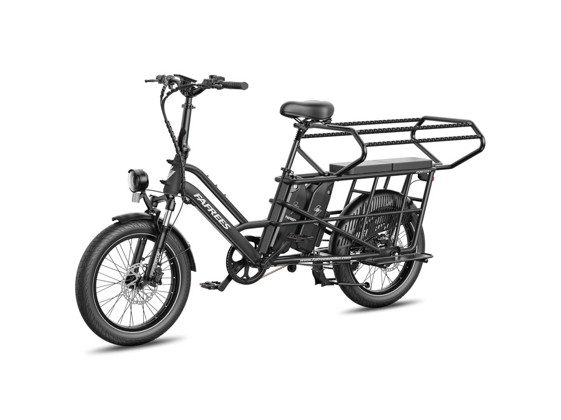 Bicicleta Elétrica FAFREES Ff20 Cuv Longtail, 12 Ah X 2 Pilhas, 250 W