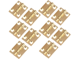 Mikikit Conjunto De 10 Pequenas Latão Para Armários Com Design