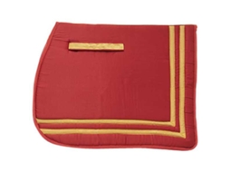 Almofada de Sela para Escola Secundária Lisa Vermelho Fullhispano Hipica