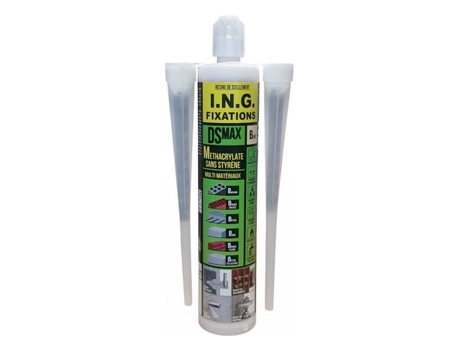 Resina Dsmax Metacrilato Bege Cartucho de 300 Ml A050028 ING FIXATIONS
