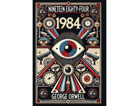 Livro Nineteen Eighty-Four de George Orwell (Inglês - Capa Dura)