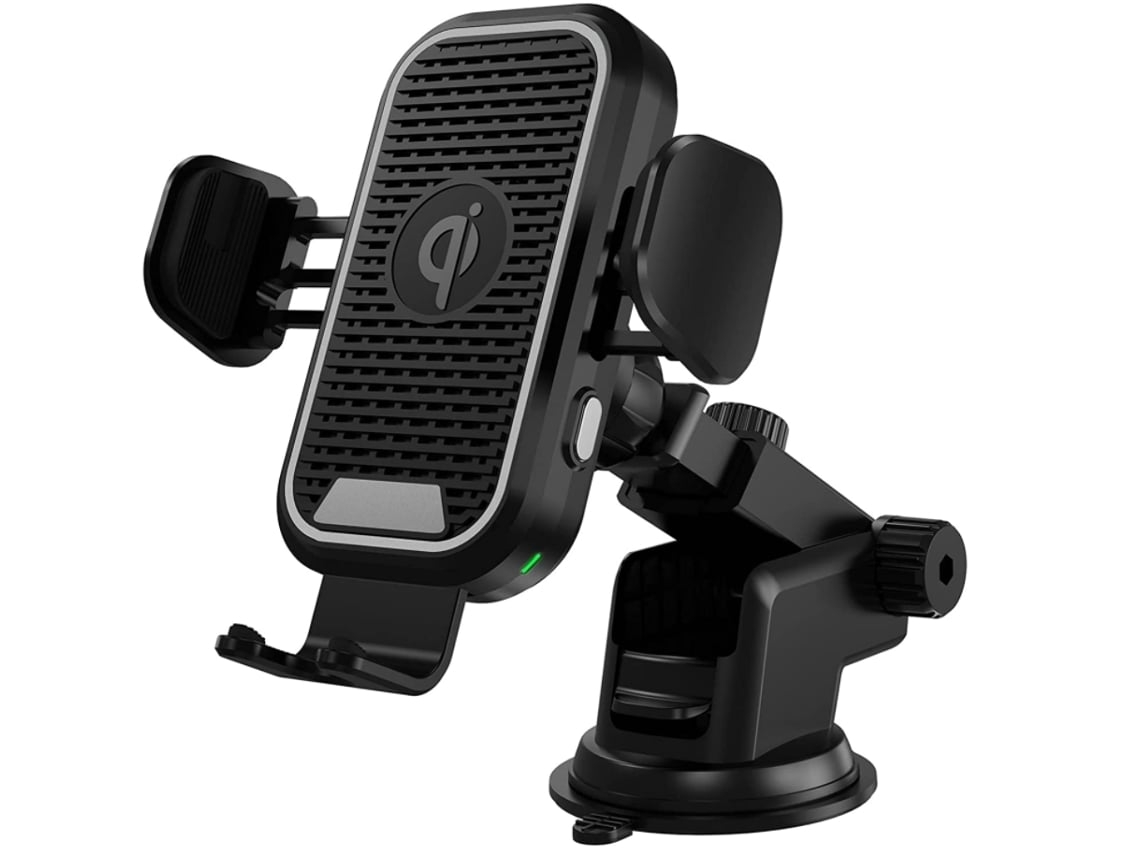 Carregador Carro Sem Bc Qi Fast Auto Clamping YIZHOOD Preto