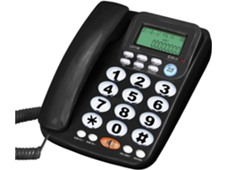 Telefone Residencial Em Inglês Com Discagem Automática, Dispositivo De Comunicação Fácil De Usar E Eficiente,