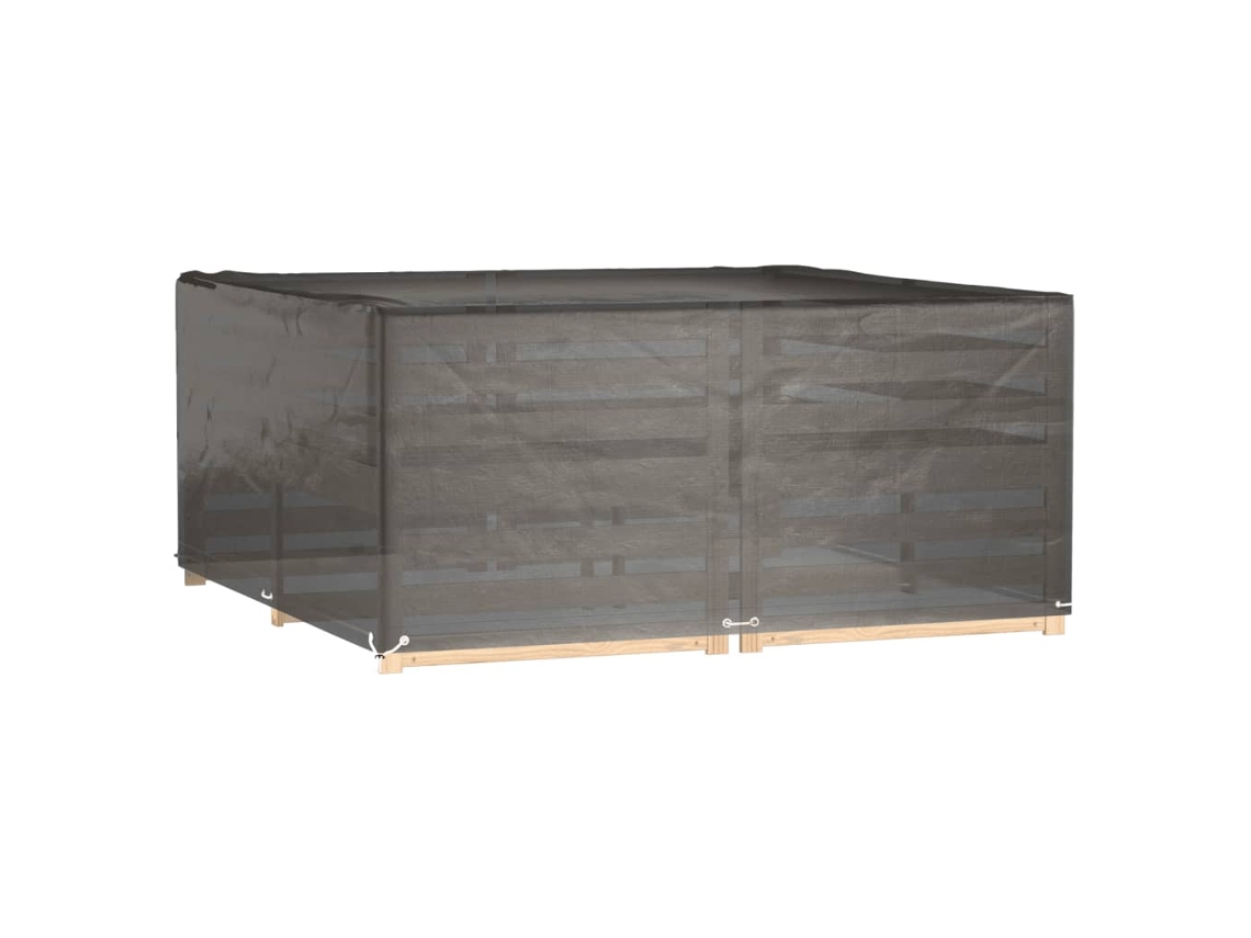 Maison Exclusive - Capa Para Mobiliário De Jardim 16 Ilhós 205x205x90 Cm Quadrado
