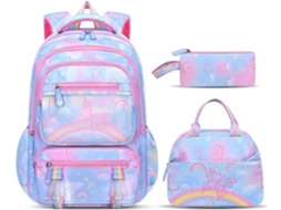 Mochila Escolar Feminina Para O Ensino Fundamental, Ergonômica Meninas, Pré-escola, Jardim De Infância