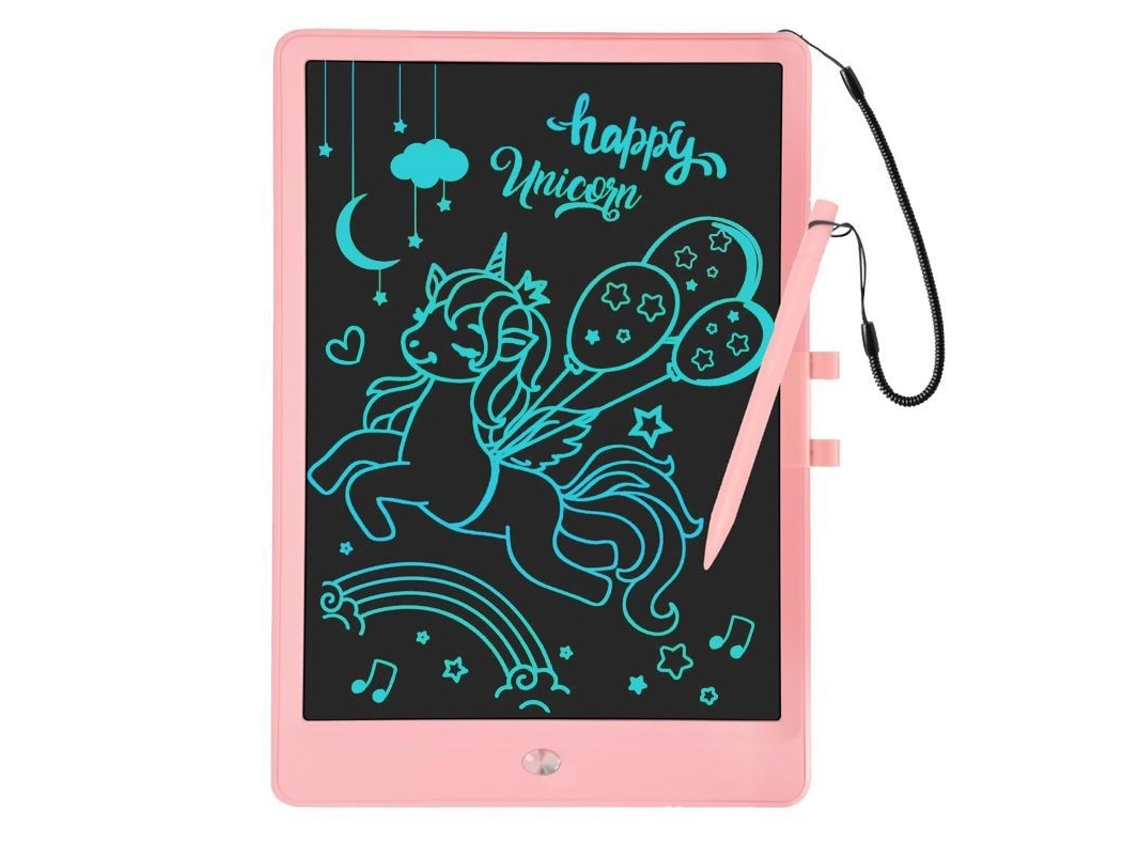 Tablet De Escrita Lcd, 10 Polegadas, Lcd, Rosa, Para Desenho, Notas E Aprendizagem Infantil, Variante D Tressino