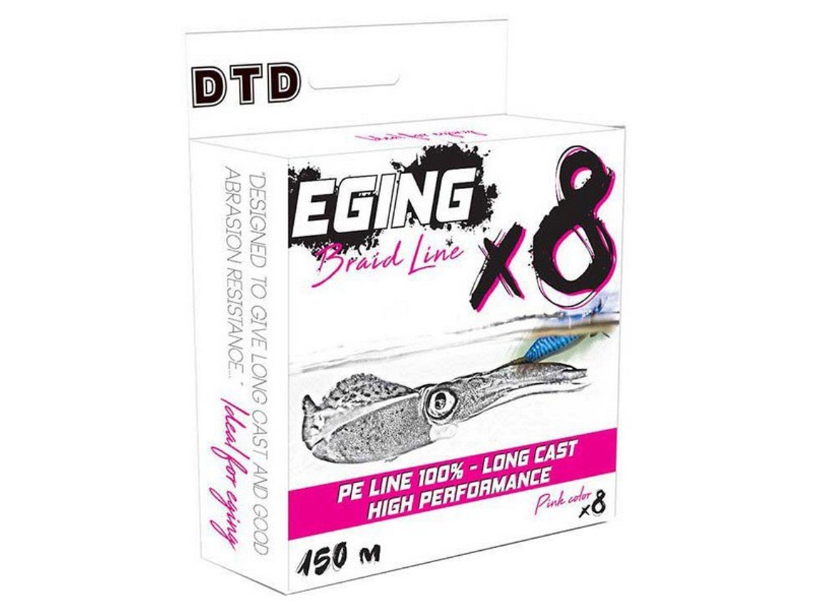 Linha Trançada Eging X8 Azul 0.098 Mmdtd