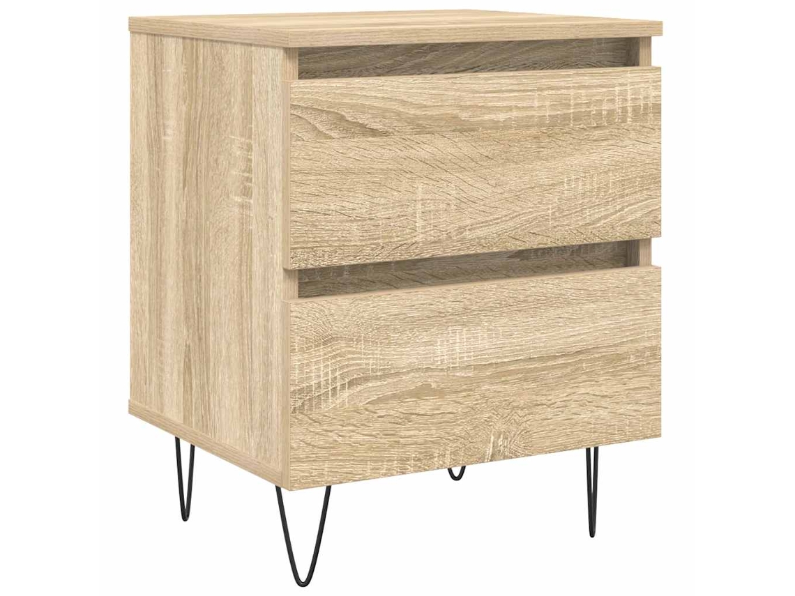 Mesa de Cabeceira Derivados de Madeira Carvalho Sonoma 40x35x50 cm MAISON EXCLUSIVE