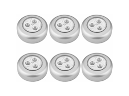 Luzes Led Autocolantes Com Bateria, Iluminação Noturna Para Armários, Prateleiras Ou Corredores KOFIHETY
