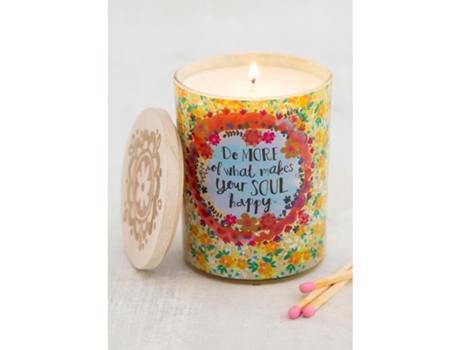 Vela NATURAL LIFE Perfumada Do More Of What Makes You Happy