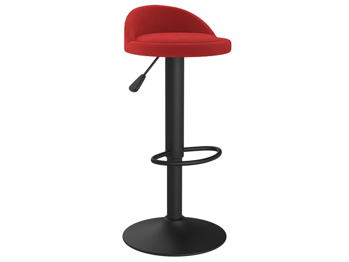 Bar Stool, Bar Stools Vidaxl Vermelho Veludo (n/a)