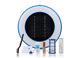 Ionizador De Cobre E Prata Alimentado Por Energia Solar Para Piscinas. Olysi Shop