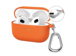 Capa De Silicone Espessa Enkay Hat-prince Para Apple Airpods 4 (2024) Com Gancho E Fones De Ouvido De Silicone Anti-perda.
