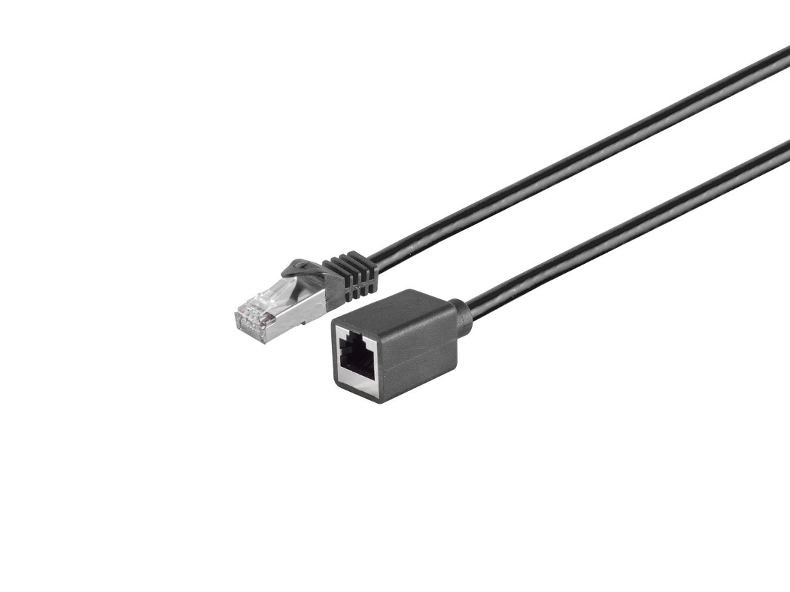 Cabo de Rede Preto 10 M Cat7 S/ftp Microconnect (s Stp) Mc Sftp Cat710ext S