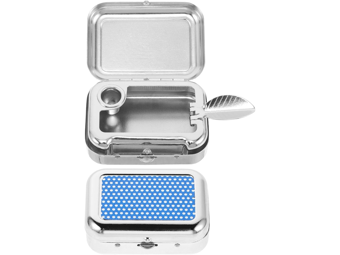 Conjunto De 2 Cinzeiros De Metal Para Exterior Alipis Com Tampa À Prova De Vento, Cinzeiros Portáteis E