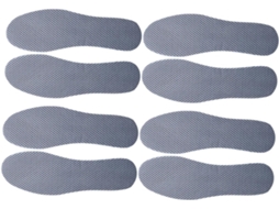 Palmilhas Esportivas Com Absorção De Impacto, Pacote Com 4 Pares, Em Malha Respirável E Com Suporte Para O Arco Do Pé