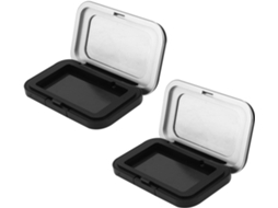 De 2 Caixas Plásticas Para Guardar Cosméticos, Ideais Para Sombras.