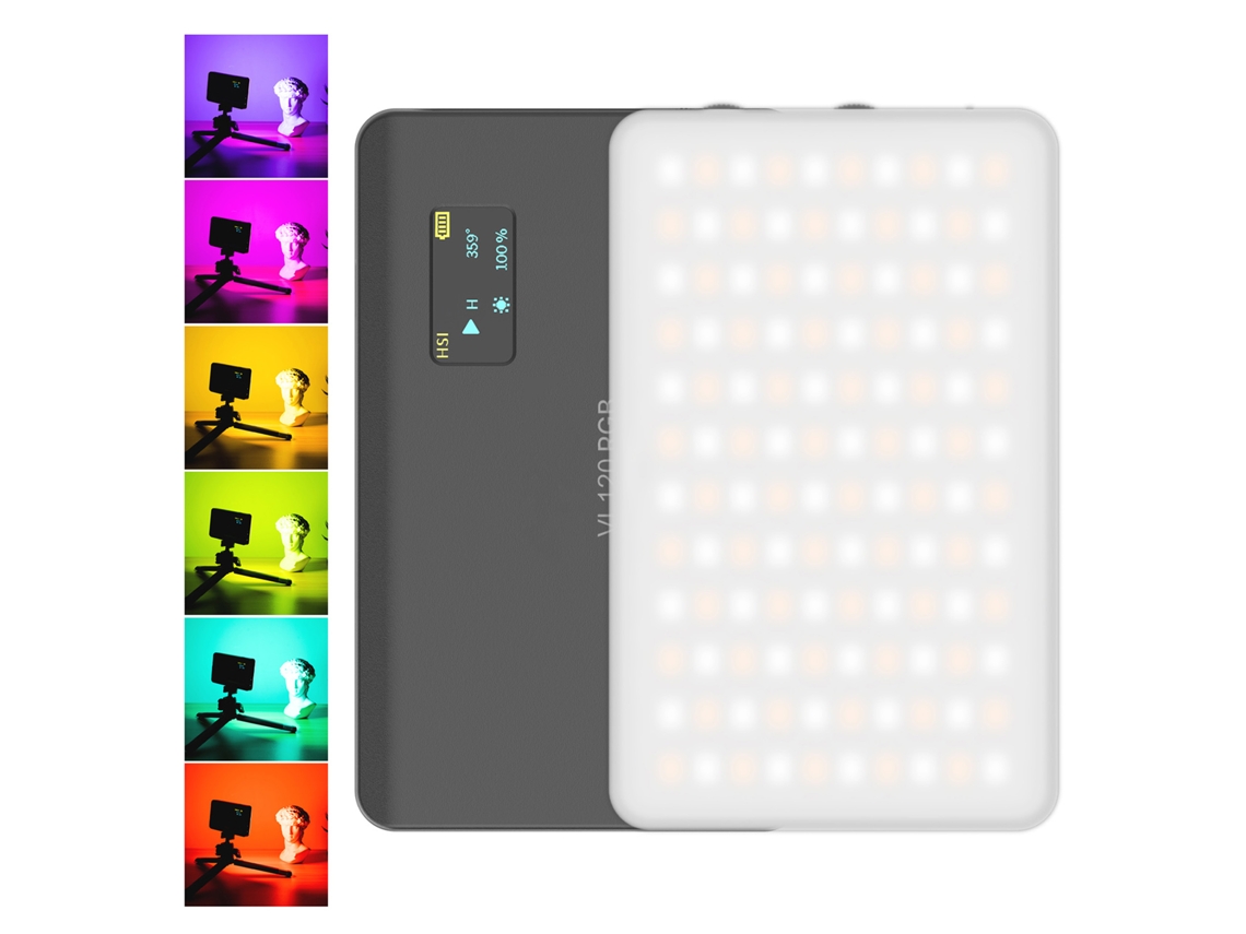 2026 luz de Vídeo Led Rgb Portátil Mini Compacta para Grabación Y Fotografía