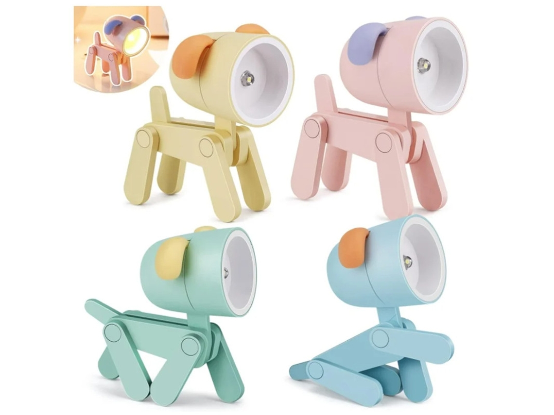 4 Unid. Mini Luz Noturna Yizhood Suporte Telefone 2 Em 1 Azul
