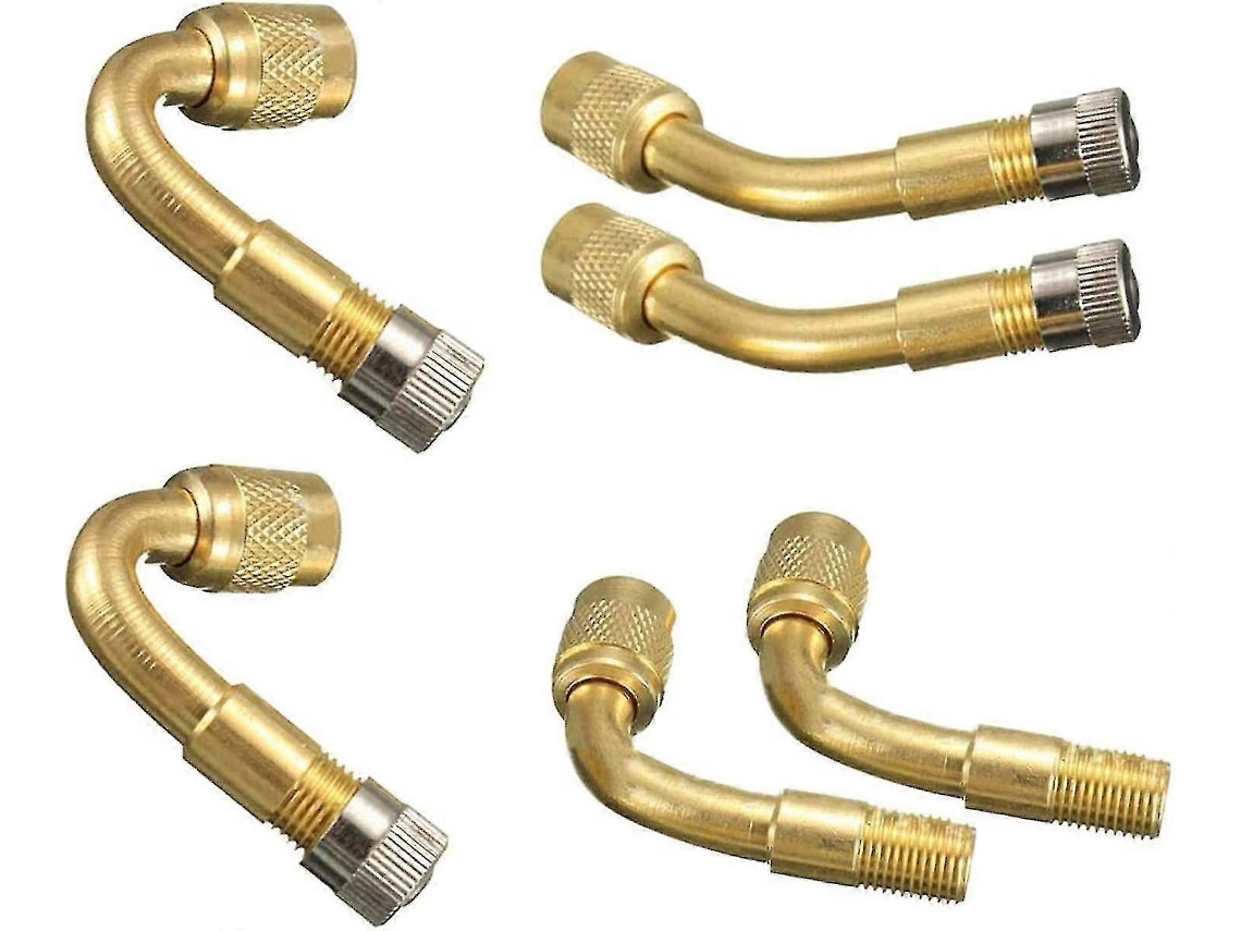 Adaptador Válvula 6x, Extensor De Pino De Válvula Adaptador Universal Válvula De Ângulo 45 90, 135, Borracha, Para Automóvel
