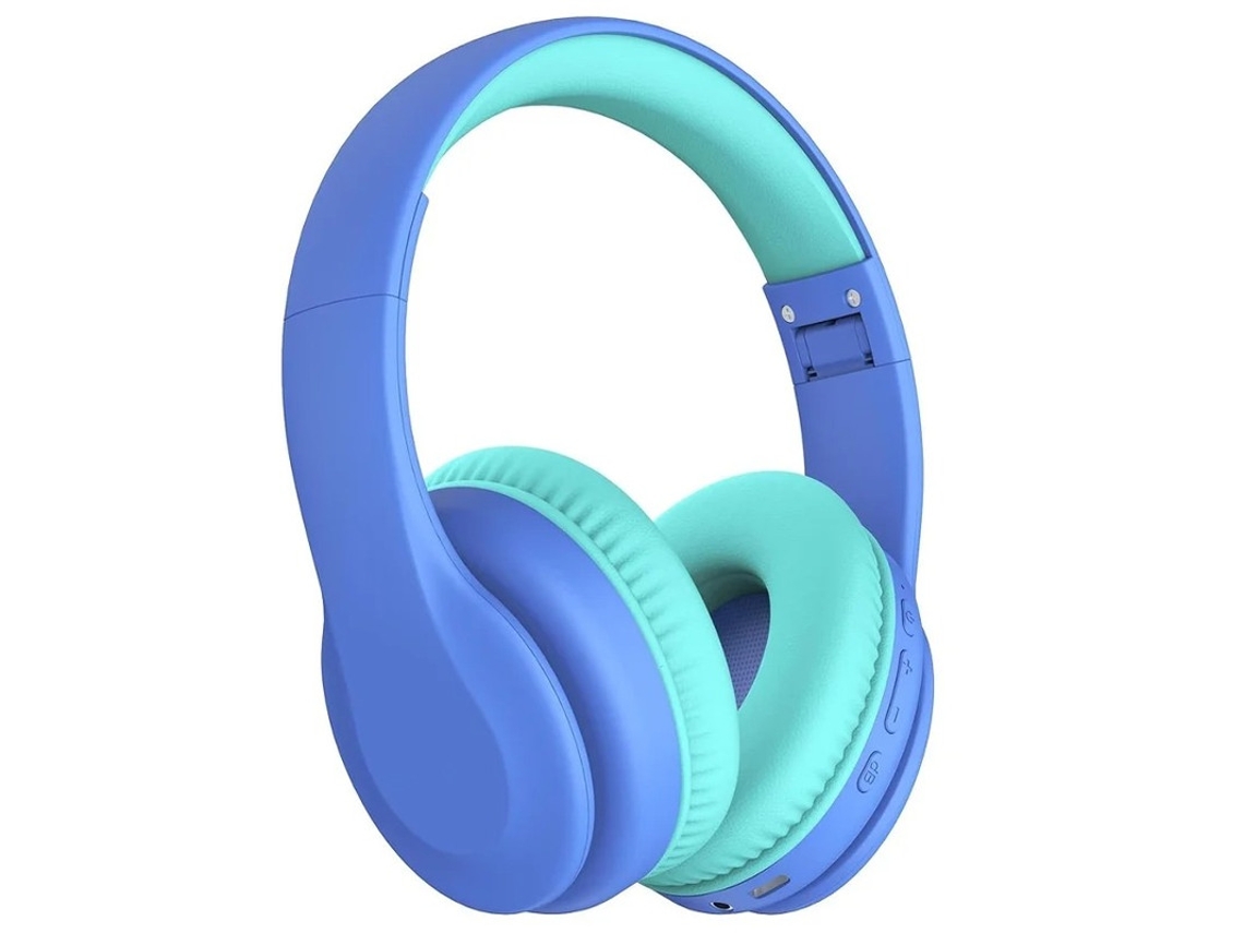 Auriculares Infantis Limite Volume Bestvite Bluetooth Azul
