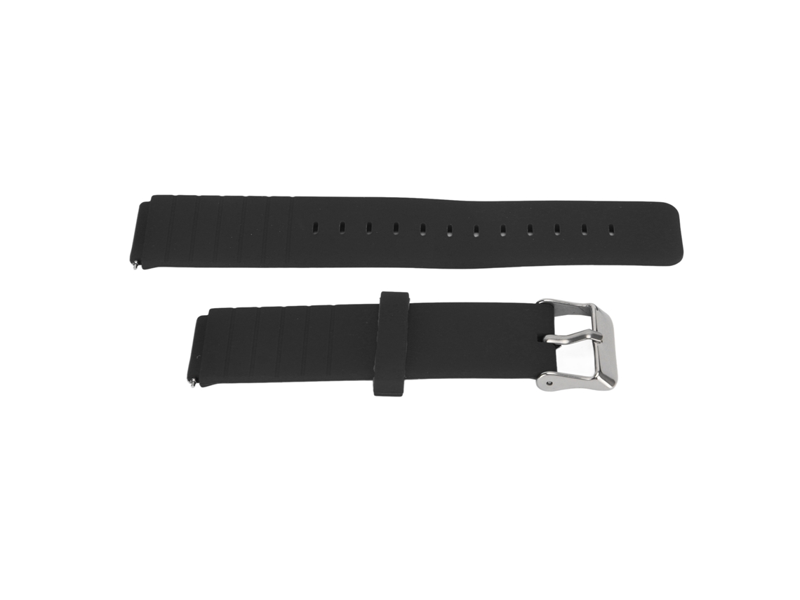 Pulseira de Reposição Ajustável Silicone para T1 com Liberação Rápida Preto