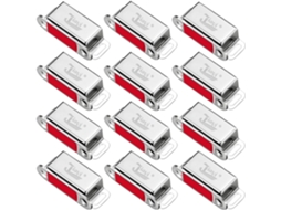 Ímãs Para Armário Jiayi 12 Peças Puxador Magnético Para Porta De Armário Trava Magnética De Aço Inoxidável Fechaduras Magnéticas Aquaforge
