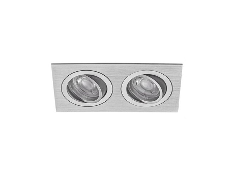 Spot Retangular Ip20 Inox Jiso