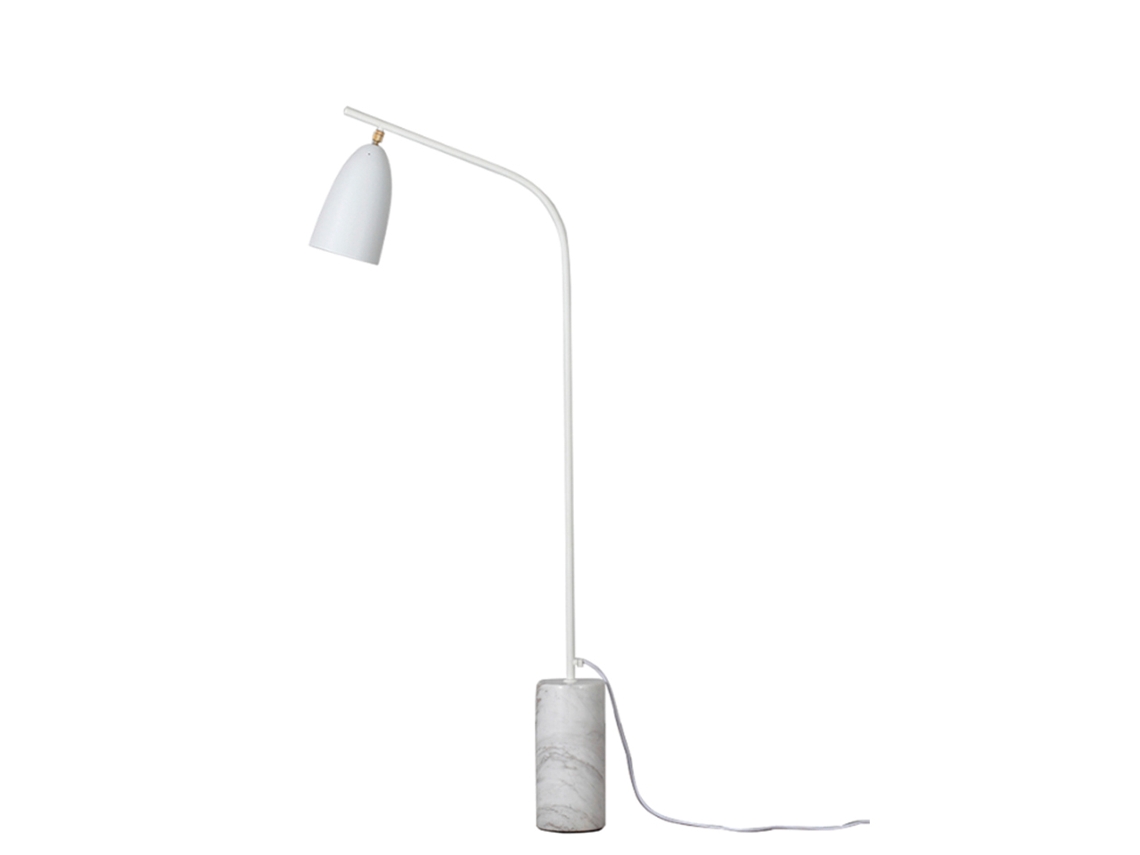 Candeeiro de Chão  ANGEL CERDÁ S.L. 8036C-Lâmpada (Branco - E27 - 13W - Aço Inoxidável)