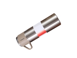 Garrafa Térmica Inox 500ml com 3 Tampas Prata