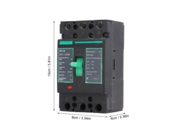 Laxiscreed Disjuntor 3p 400v 80a Com Alta Capacidade De Corte, Ideal Para Proteção Residencial