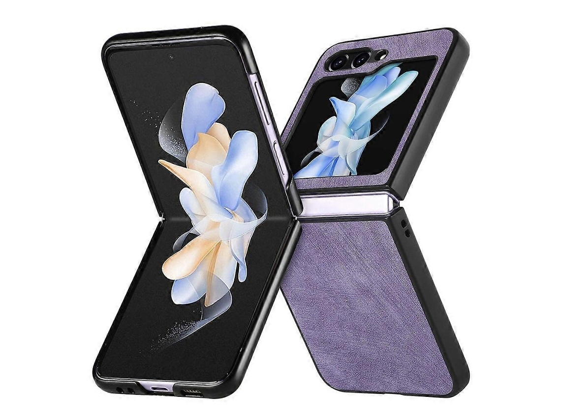 Capa Couro Para Samsung Galaxy Z Flip6, Elysve