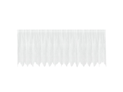 Maison Exclusive - Cortina De Renda Com Cortinas Branco 80 X 400 Cm Poliéster