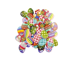 Kit De Materiais Diy Laxiscreed Com Cores De Páscoa Para Decoração Creativa Peça Única 3,1cm X 2,4cm