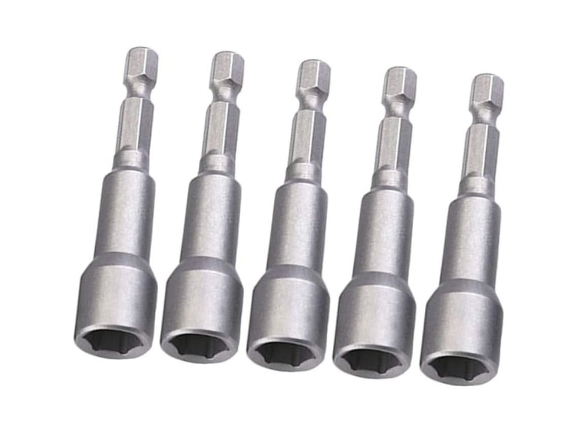 Ponta De Chave Fenda Magnética, Hexagonal 8 Mm (1/4"), Para Furadeira Elétrica Manual/parafusadeira Pneumática/parafusadeira Impa -aquaforge