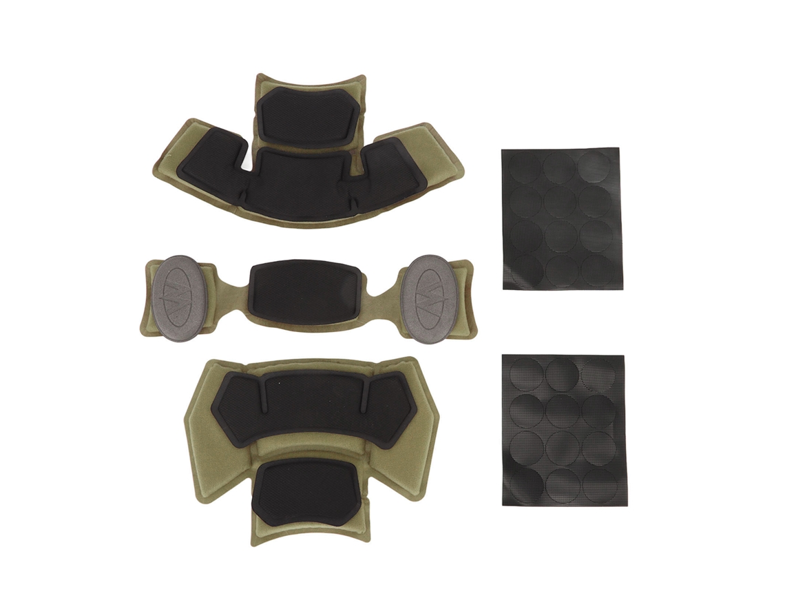 Yncm-protetor Interno Para Capacete De Combate Com Espuma De Memória Verde