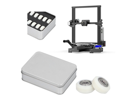 13 Peças De Rolamentos De Polias De Plástico Com Ranhura Em V Para Impressora 3d Para Ender3 Cr 10 Slowmooose