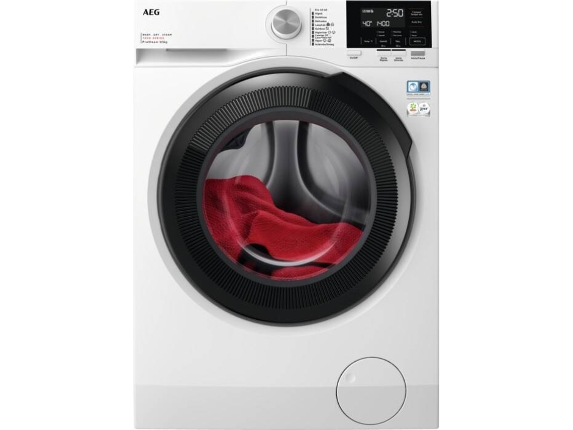 Máquina de Lavar e Secar Roupa AEG LWR7194M4B (5/9 kg - 1400 rpm - Branco)