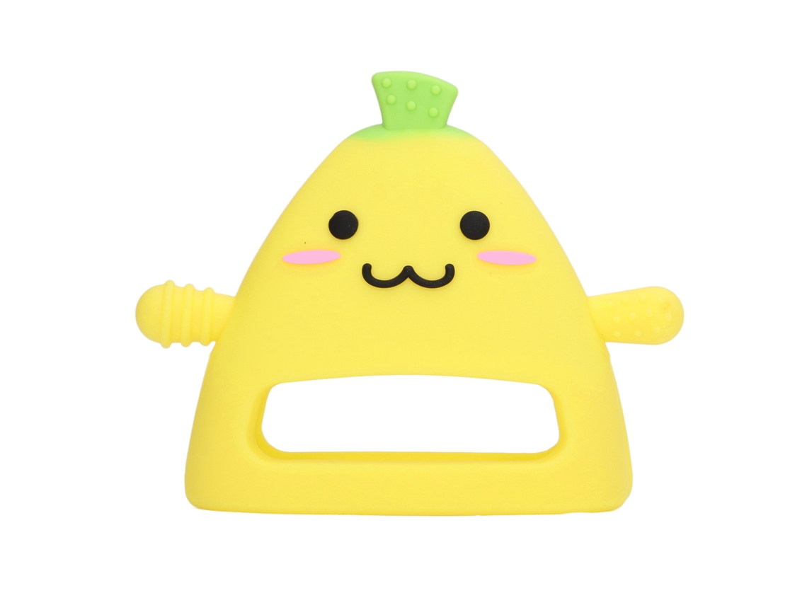Biter Mão Banana Silicone Cute Mordedor Calmante Coordenação Olho-mão Frutas