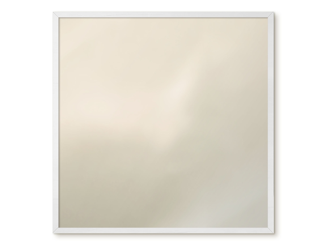 Quadro de parede magnético bege claro para escritório Espelharte (50x50 cm)