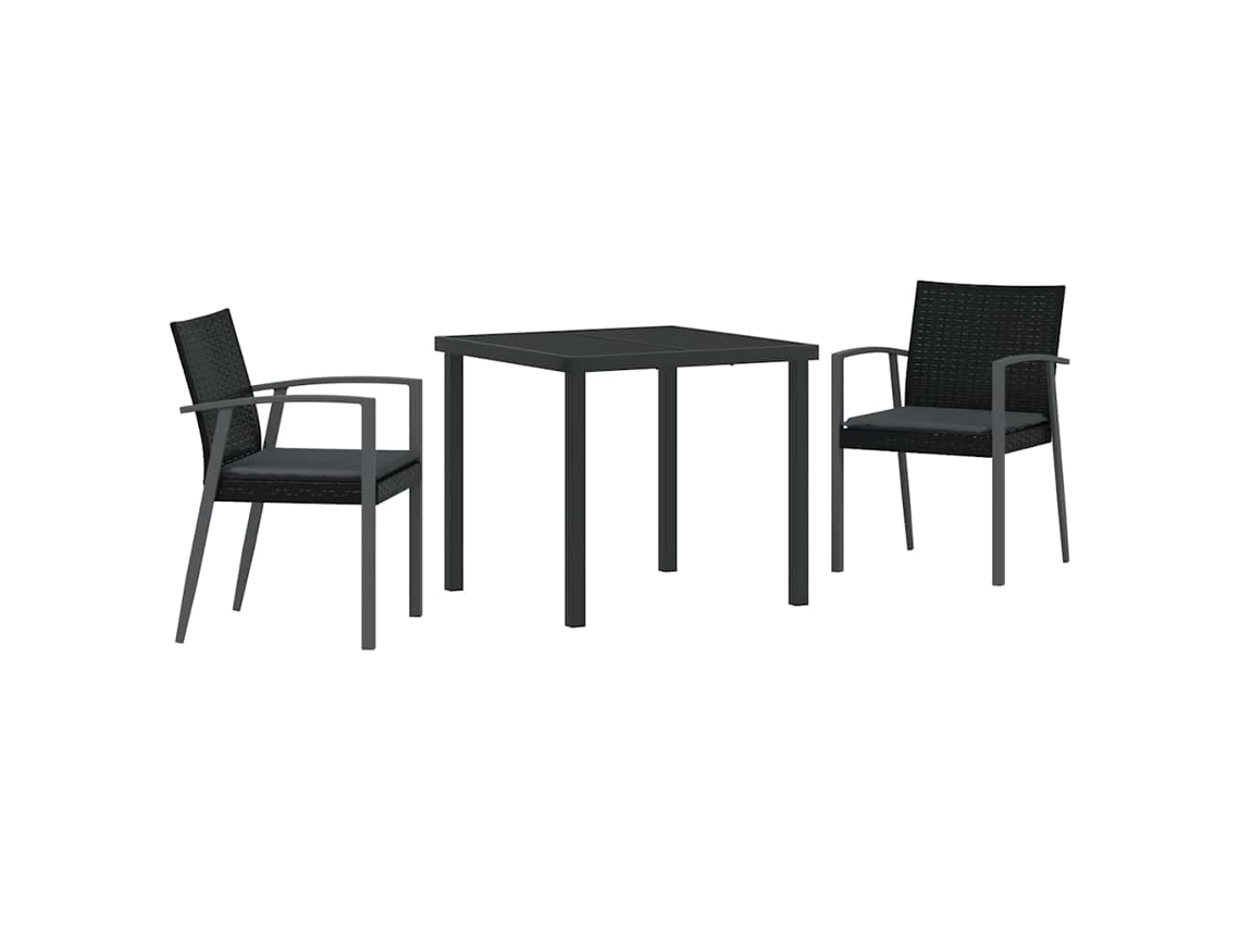 Conjunto de Móveis de Jardim 3 Pcs HARLANV1