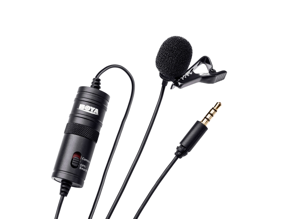 Microfone De Lapela Boya By M1 3, 5 Mm 6 M Aquaforge