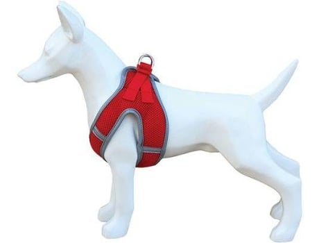 Peitoral para Cães  Suave Vermelho (XS)