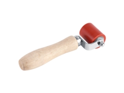 Roda De Prensagem De Silicone Vermelho De 40 Mm Laxiscreed Para Uso Manual E Alta Temperatura