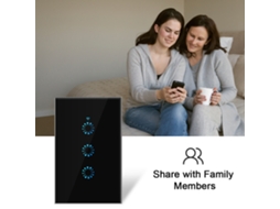 Interruptor Inteligente Wi-fi (com Funções De Controlo De Voz E Controlo Remoto)