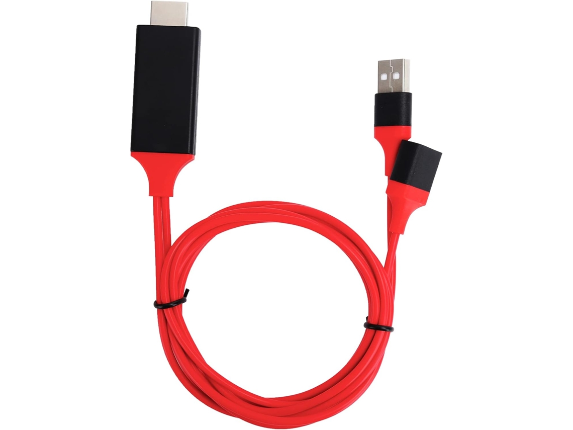 Cabo Usb Para Hdmi, Adaptador 2 Em 1 Usb Macho/interface Multimídia