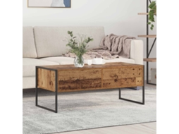 Vidaxl Mesa De Centro Madeira Antiga 100 X 46 X 40 Cm