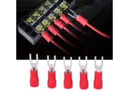 Kit De Conectores Crimpados De Latão Prensado Em U Da Laxiscreed Para Diferentes Fios